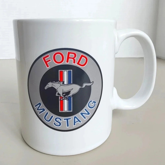 Ford Mustang Cup Mug, 16 oz. by Open Road, EXC - Picture 1 of 6